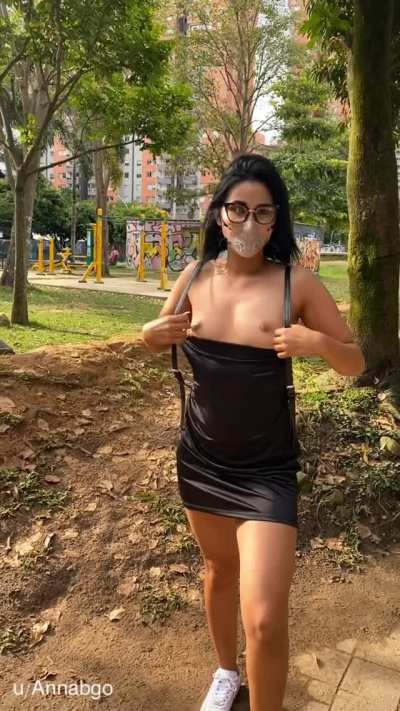 I just let them free for a minute at the park!