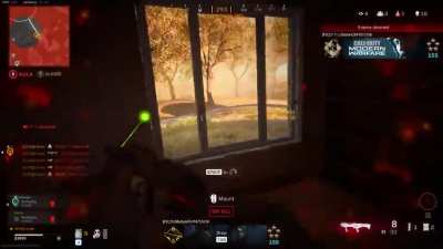 i couldnt speak through the clutch, i believe its a 1v6!