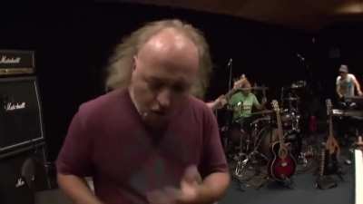 Bill Bailey showing his talents.