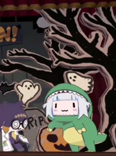 Rawr Gura being cute for 20 seconds