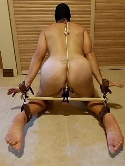 Either have balls stretched hard or get choked