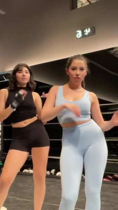 at the gym