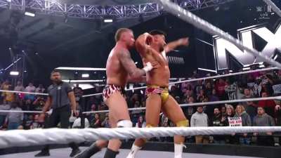I'll be honest, I never thought Myles Borne would get his flowers, but seeing him hugging his mom in the crowd as NXT fades to black had me feeling some things.