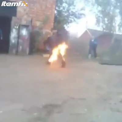 Burning ring of fire.