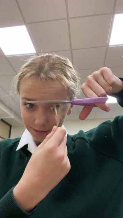 WCGW DIY haircut