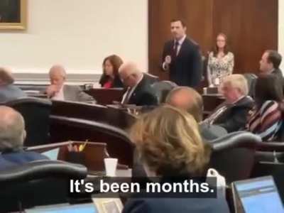 State Senator calls out corruption on senate floor, gets told 