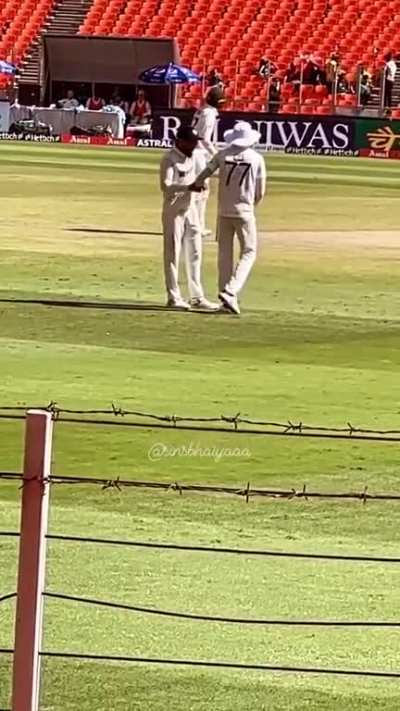 Kohli molests Gill for his consistent performance.