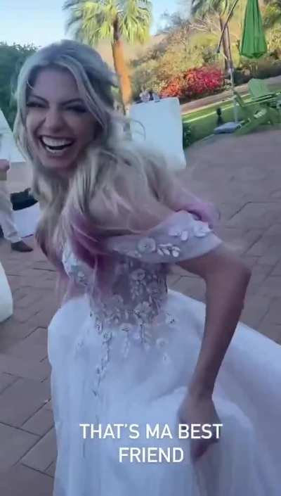 Alexa Bliss having wedding fun