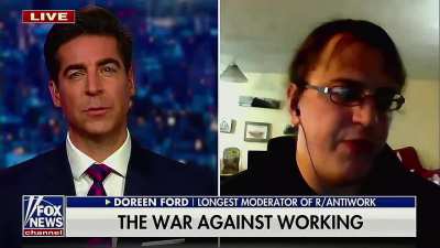 Today, one year ago, /r/antiwork mod Doreen was interviewed on Fox News.