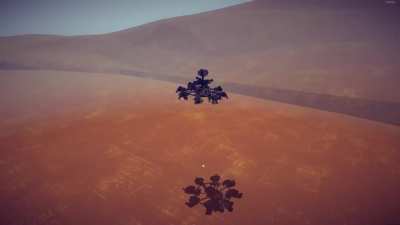 Hi-Speed Self-Balancing Pod Racer Hovercraft on Mars