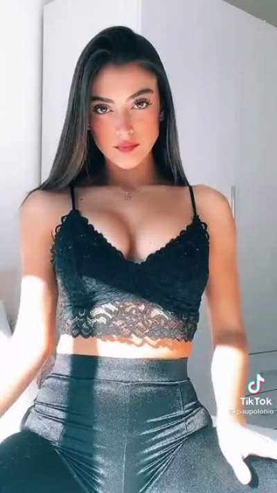 Black lace titties