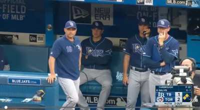 [Highlight] In 2019 Kevin Cash came out to argue about a ball deflected into the stands that the runner on first should be stopped at 3rd base. He was correct and the umps got it right, just like tonight.
