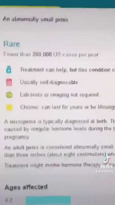 I found out WebMD has an entry for Micro Penis and I lost my mind