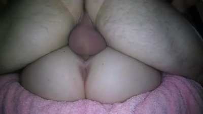 Throbbing creampie