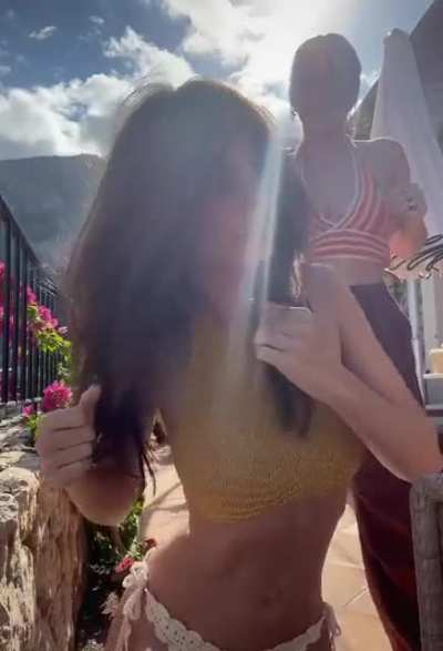 Swimsuit dancing TikTok
