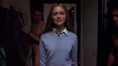 Keira locker room scene