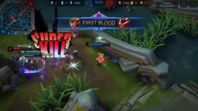 I protected fanny’s buff from being invaded and she returned the favor