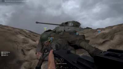 When things aren't going well on Omaha beach