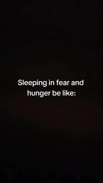 Sleeping in Funger be like: