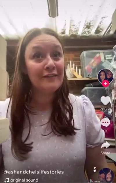 Retail workers unite! We’ve found our leader! (Seriously… I love her giddy frustration. Every retail employee can relate.)