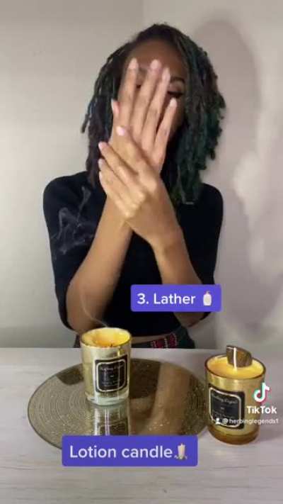 Lotion candle 🕯have you heard of them?