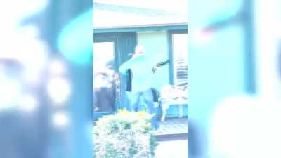 Another angle of stepdad shooting dad in custody argument over a kid