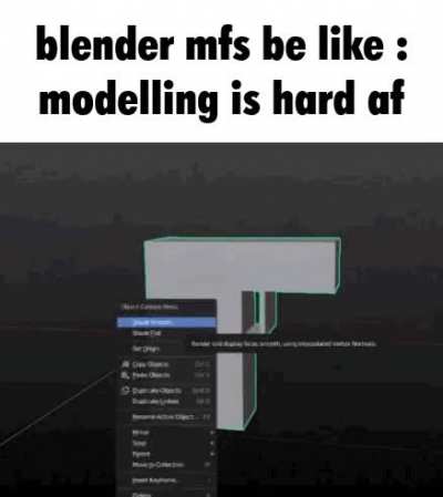Blender moment