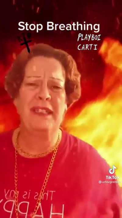 Granny in the trenches of hell 😈🤬👹👺