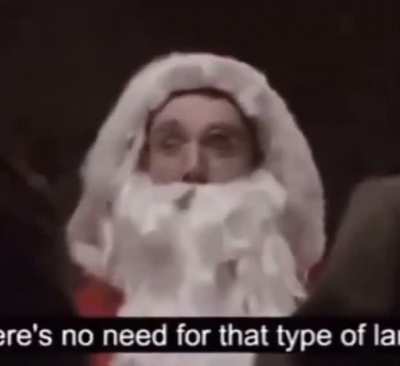Santa gets stopped