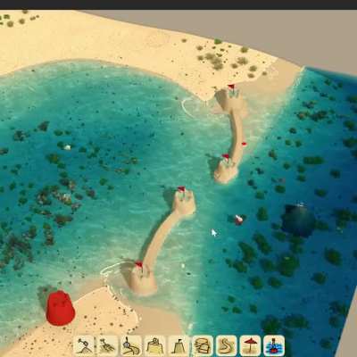 Taking sandbox game quite literally with Sandcastle