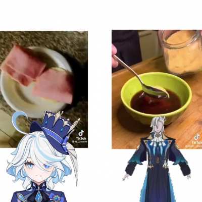 Why she eat the plate