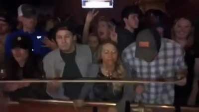 Taking a shot with your tall friends