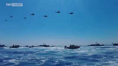 Akdeniz is a Turkish lake. Fight for independence. There is no Mediterranean anymore. Long live the 