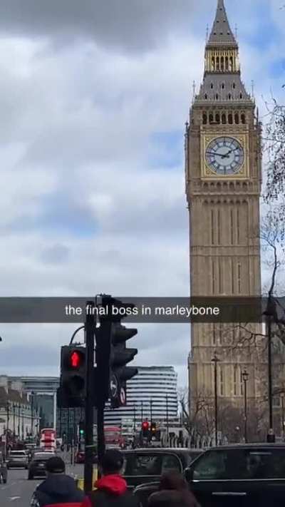 Got a little excited when visiting London!