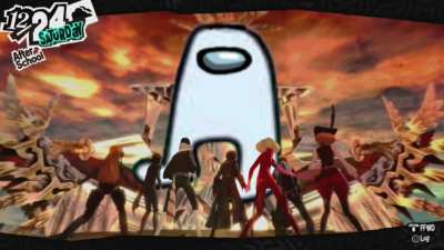 This is it, the phantom thieves are finally going to destroy amogus, we won't be seeing them everywhere anymore