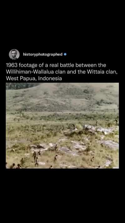Clash between rival clans in West Papúa (New Guinea)