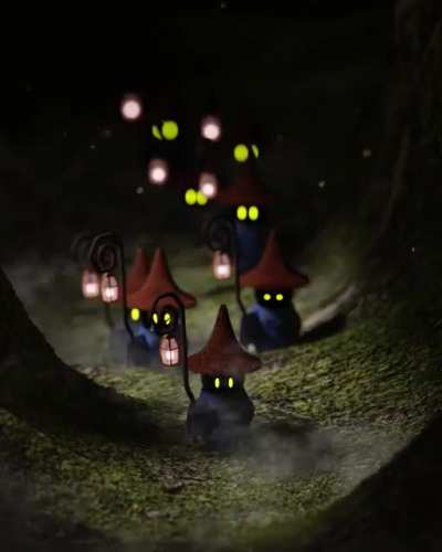 Black Mage Pilgrimage, made in blender3D