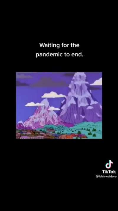 Waiting for the pandemic to end…