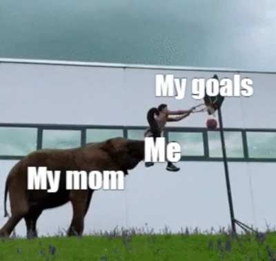 I love my mom.