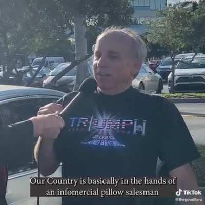 When your only hope is a crackhead pillow salesman