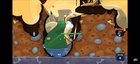 funny boys play worms