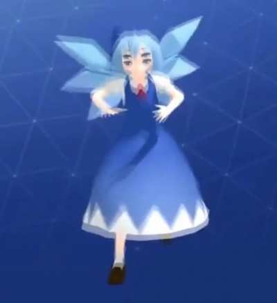 Cirno default dance 😳😳😳
