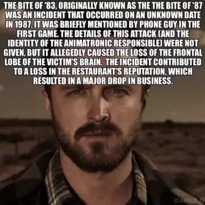 Jesse solves the FNAF lore.
