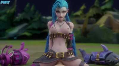 Jinx riding POV (SFMPOV)[League of Legends]