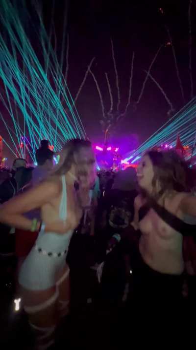 Rocking out with our tits out