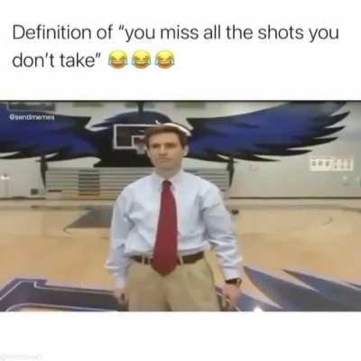 Great reaction. Stand there after being told.