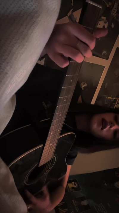 How do i finger strum without looking like a fool