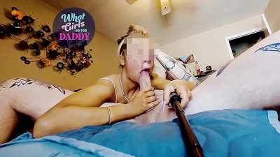 1st porn but sucks like a pro