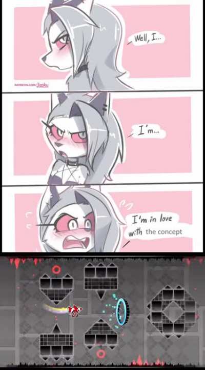 Shes in love with the concept
