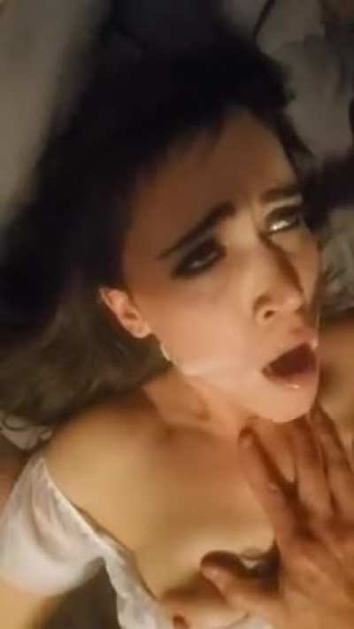 Hubby's friend puts a huge load on my face while they are gangbanging me